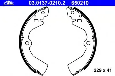 Комплект тормозных колодок ATE купить