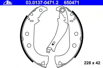 Комплект тормозных колодок ATE купить