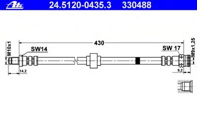 Тормозной шланг ATE купить