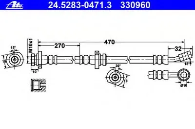Тормозной шланг ATE купить