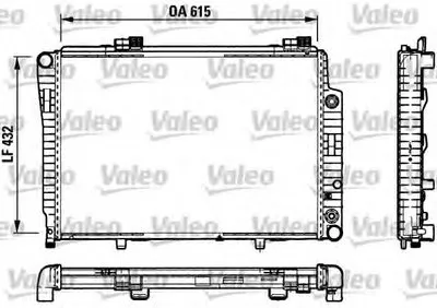 Радиатор, охлаждение двигателя VALEO купить