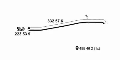Труба выхлопного газа ERNST купить