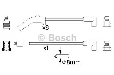 Комплект проводов зажигания