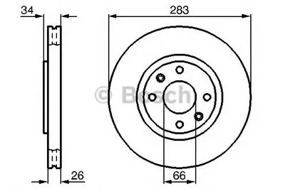 Тормозной диск BOSCH купить