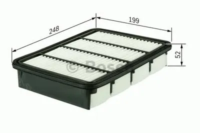 Воздушный фильтр BOSCH купить