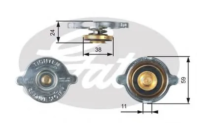 Пробка радиатора GATES купить