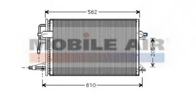 Конденсатор, кондиционер VAN WEZEL купить