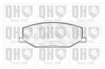 Комплект тормозных колодок, дисковый тормоз QUINTON HAZELL купить