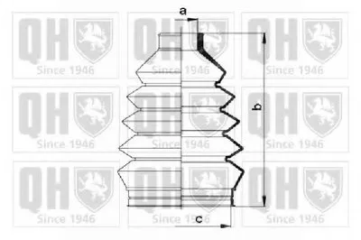 Комплект пылника, приводной вал QUINTON HAZELL купить