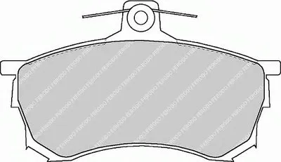 Комплект тормозных колодок, дисковый тормоз PREMIER FERODO купить