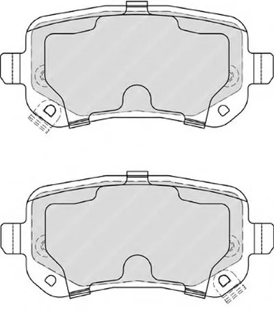 Комплект тормозных колодок, дисковый тормоз PREMIER FERODO купить