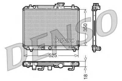 Радиатор, охлаждение двигателя DENSO купить