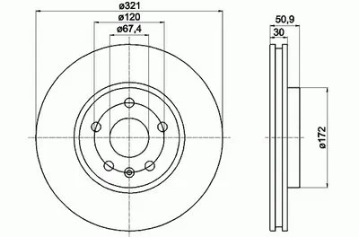 Тормозной диск MINTEX купить