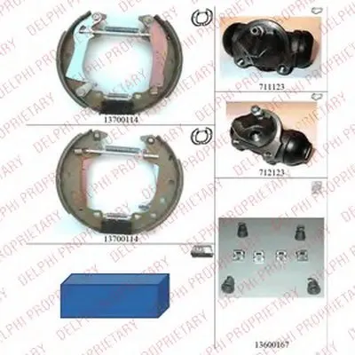 Комплект тормозных колодок DELPHI купить