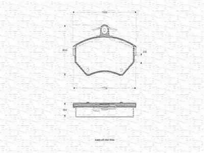 Комплект тормозных колодок, дисковый тормоз MAGNETI MARELLI купить