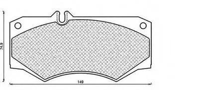 Комплект тормозных колодок, дисковый тормоз MAGNETI MARELLI купить