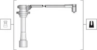 Комплект проводов зажигания MAGNETI MARELLI купить