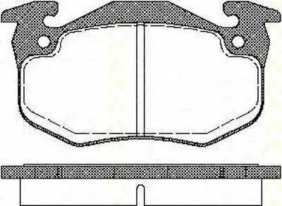 Комплект тормозных колодок, дисковый тормоз TRISCAN купить