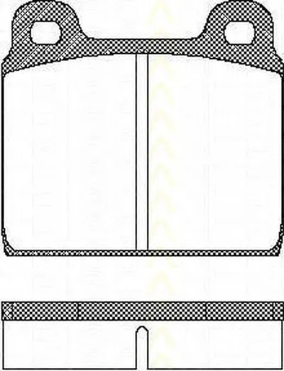 Комплект тормозных колодок, дисковый тормоз TRISCAN купить
