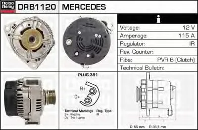 Генератор Remanufactured REMY (Light Duty) DELCO REMY купить
