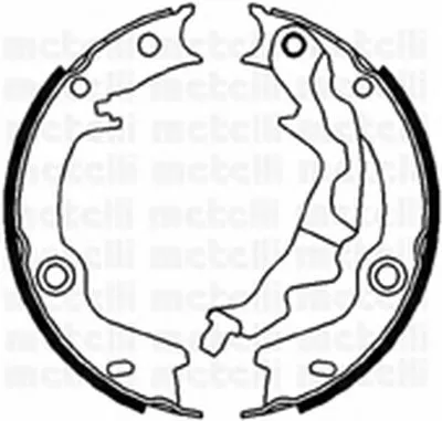 Комплект тормозных колодок, стояночная тормозная система METELLI купить