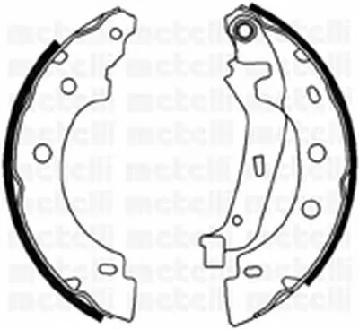 Комплект тормозных колодок METELLI купить