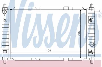 Радиатор, охлаждение двигателя NISSENS купить