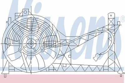 Вентилятор, конденсатор кондиционера NISSENS купить