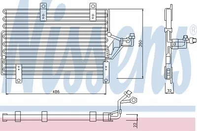 Конденсатор, кондиционер NISSENS купить