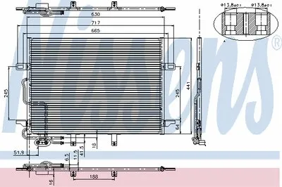 Конденсатор, кондиционер NISSENS купить