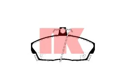 Комплект тормозных колодок, дисковый тормоз NK купить