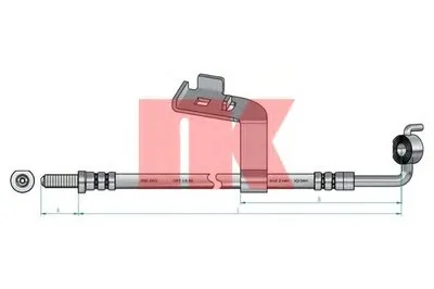 Тормозной шланг NK купить