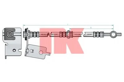 Тормозной шланг NK купить