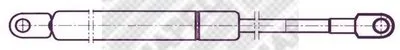 Газовая пружина, крышка багажник MAPCO купить