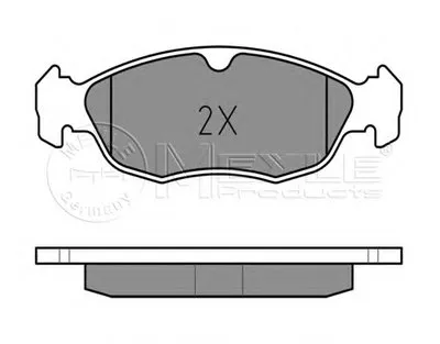 Комплект тормозных колодок, дисковый тормоз MEYLE купить