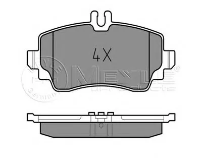 Комплект тормозных колодок, дисковый тормоз MEYLE купить