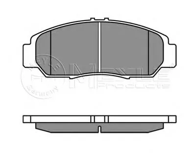 Комплект тормозных колодок, дисковый тормоз MEYLE купить