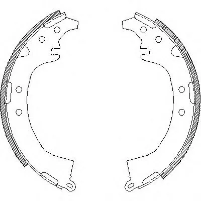 Комплект тормозных колодок REMSA купить