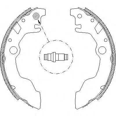 Комплект тормозных колодок REMSA купить