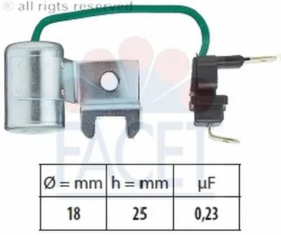 Конденсатор, система зажигания FACET купить