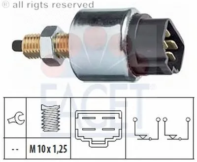 Выключатель фонаря сигнала торможения FACET купить