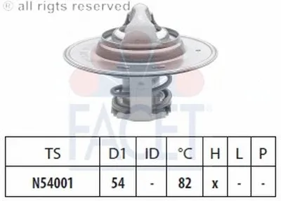 Термостат, охлаждающая жидкость FACET купить
