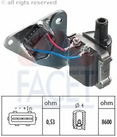 Элемент катушки зажигания FACET купить