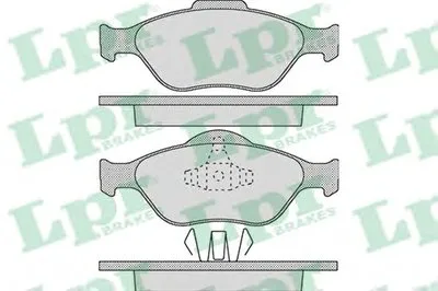 Комплект тормозных колодок, дисковый тормоз LPR купить