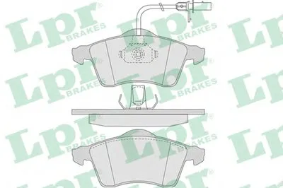 Комплект тормозных колодок, дисковый тормоз LPR купить