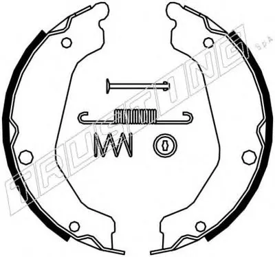 Комплект тормозных колодок, стояночная тормозная система TRUSTING купить