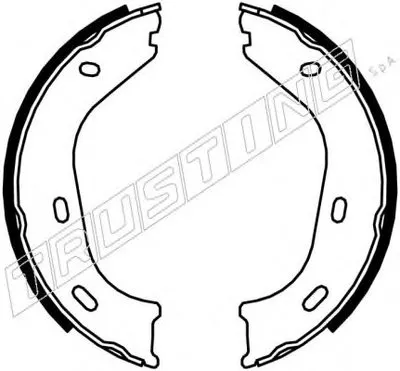 Комплект тормозных колодок, стояночная тормозная система TRUSTING купить