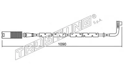 Сигнализатор, износ тормозных колодок TRUSTING купить