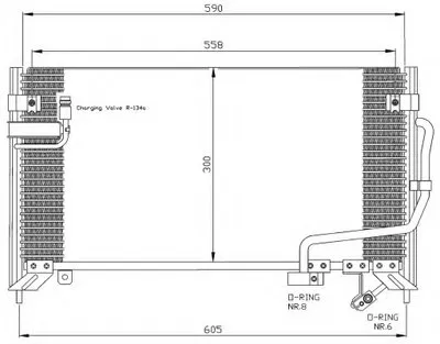 Конденсатор, кондиционер EASY FIT NRF купить