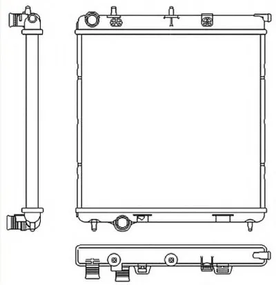 Радиатор, охлаждение двигателя NRF купить